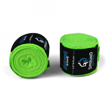 Ground Game - Bandaže 4m - Neon Green
