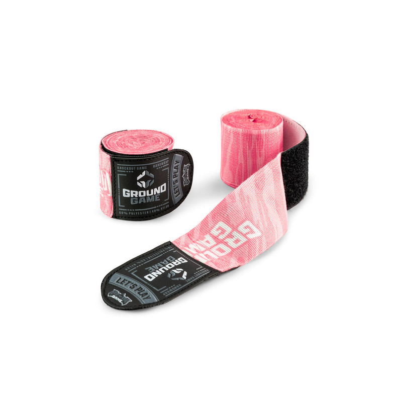 Ground Game - Bandaže 4m - PRIME PINK