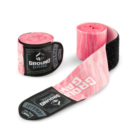 Ground Game - Bandaže 4m - PRIME PINK
