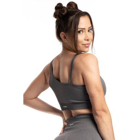 TIMME -  Sport Bra Ribbed 2.0 - Oxford Grey