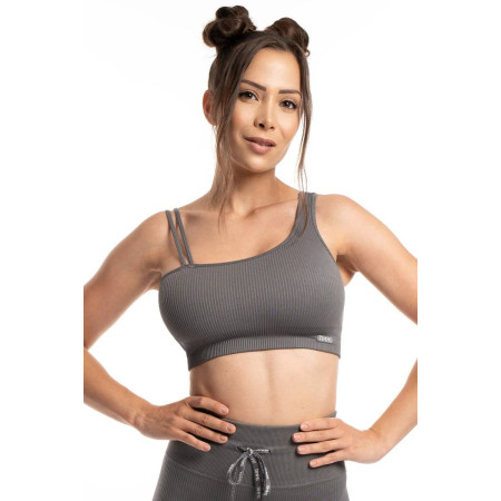 TIMME -  Sport Bra Ribbed 2.0 - Oxford Grey