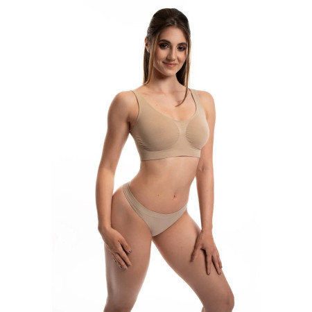 TIMME -  Seamless push-up bra - Nude