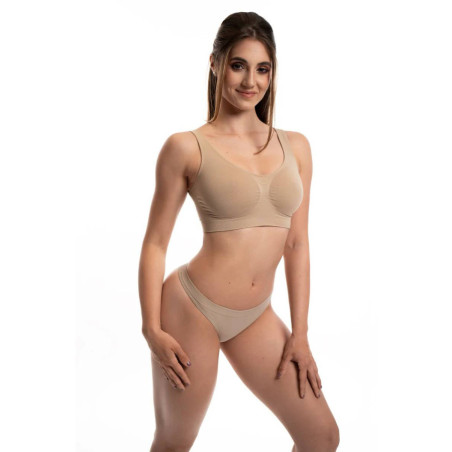 TIMME -  Seamless push-up bra - Nude