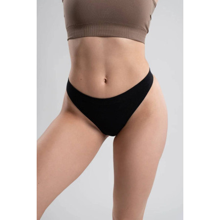 TIMME -  Cotton Thong 2.0 - Black