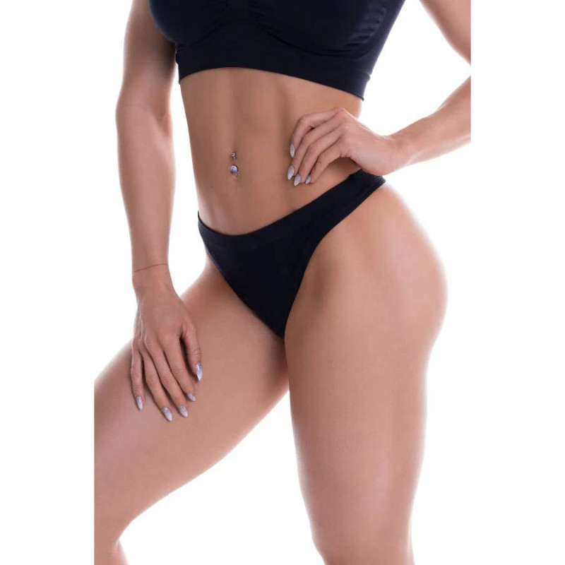 TIMME -  Cotton Thong 2.0 - Black