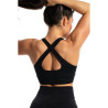TIMME -  Sports bra Monogram 2.0 - Onyx