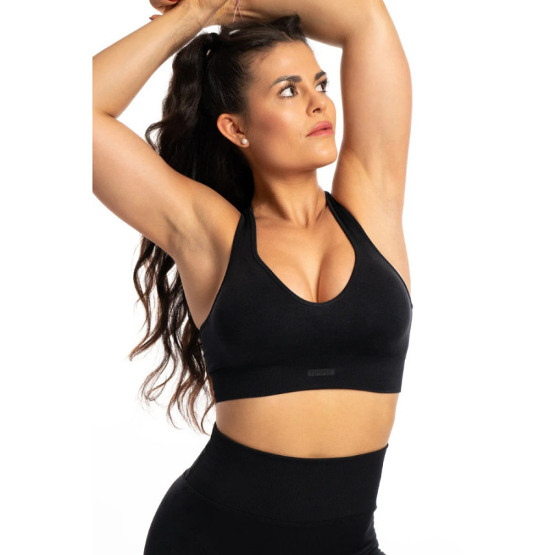 TIMME -  Sports bra Monogram 2.0 - Onyx