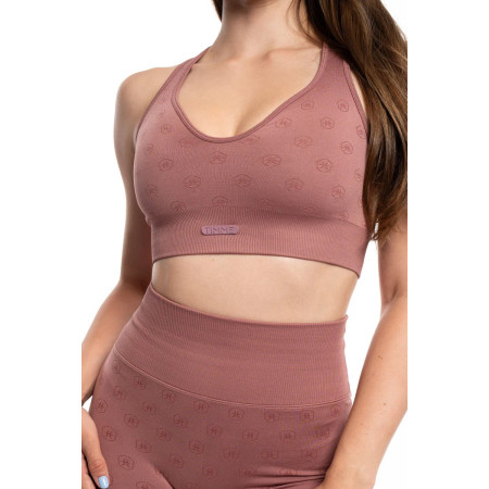 TIMME -  Sports bra Monogram 2.0 - Rouge