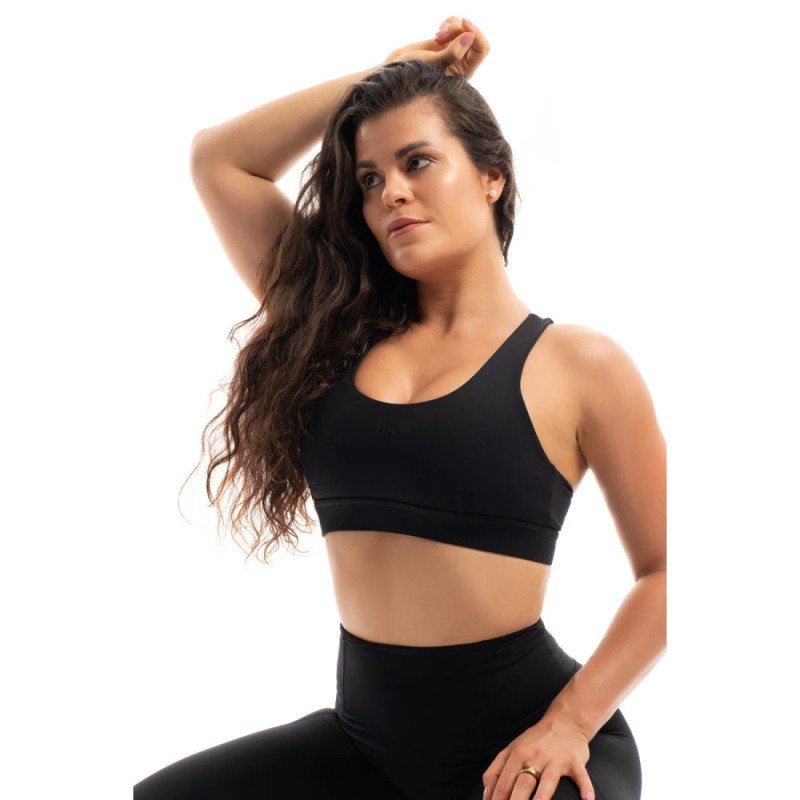 TIMME -  Push-up sports bra Vitall - Deep Black