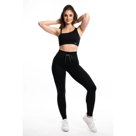 TIMME -  Leggings Ribbed "Perfect Butt" 2.0 - Deep Black