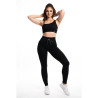 TIMME -  Leggings Ribbed "Perfect Butt" 2.0 - Deep Black
