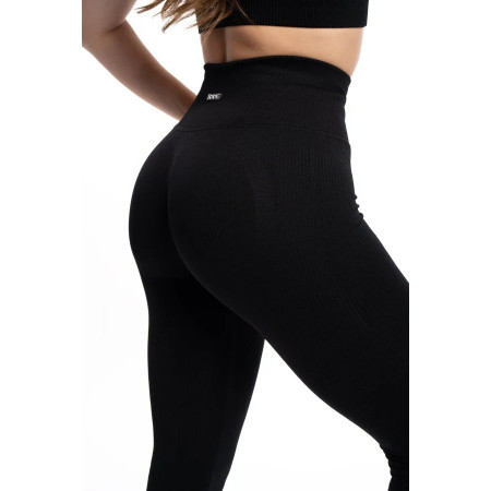 TIMME -  Leggings Ribbed "Perfect Butt" 2.0 - Deep Black