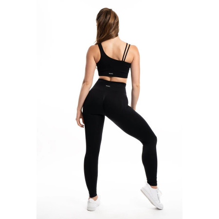 TIMME -  Leggings Ribbed "Perfect Butt" 2.0 - Deep Black
