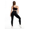 TIMME -  Leggings Ribbed "Perfect Butt" 2.0 - Deep Black