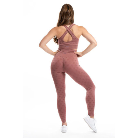 TIMME -  Push-up leggings Monogram 2.0 - Rouge