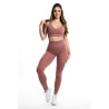 TIMME -  Push-up leggings Monogram 2.0 - Rouge