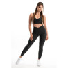 TIMME -  Leggings Level-Up "V Pocket" - Cloudy Black