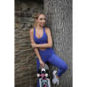 TIMME -  Leggings Level-Up "V Pocket" - Sapphire Blue