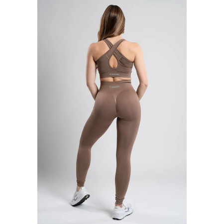 TIMME -  Seamless Skin 2.0 leggings with a high waist - Hazelnut