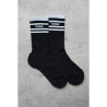 TIMME - Signature 3/4 terry socks - Black/White