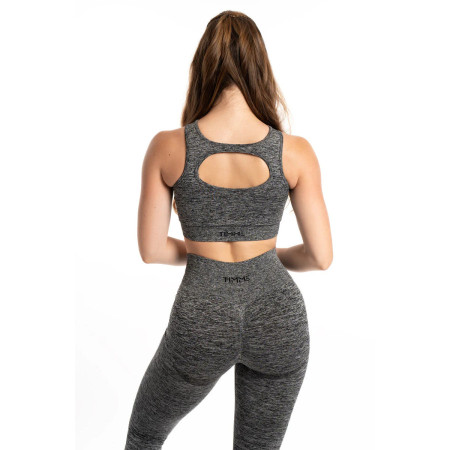 TIMME - Double-sided sports bra Seamless Skin 2.5 - Shadow Grey