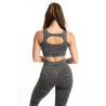 TIMME - Double-sided sports bra Seamless Skin 2.5 - Shadow Grey