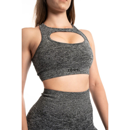 TIMME - Double-sided sports bra Seamless Skin 2.5 - Shadow Grey