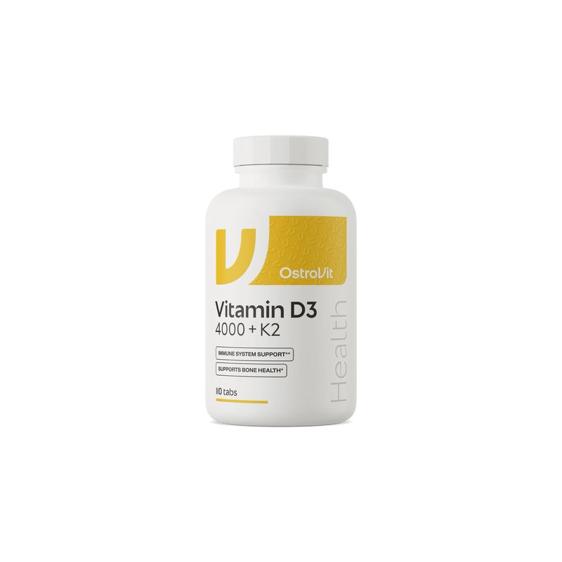 OstroVit - Vitamin D3 4000 IU + K2 LIMITED 110 tabs.