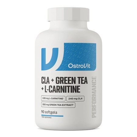 OstroVit - CLA + ZELENI ČAJ + L-KARNITIN (90 kaps.)