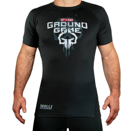 Ground Game - Rashguard Skull Short Sleeves