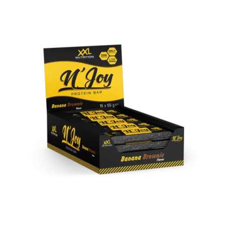 Proteinska ploščica XXL Nutrition N'Joy 55 g | Banana Brownie