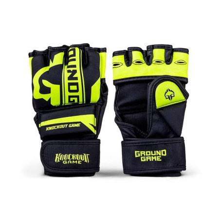 Ground Game - MMA rokavice - STRIPE NEON