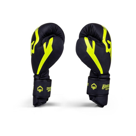 Ground Game - BOKS rokavice - STRIPE NEON