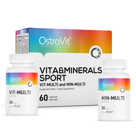 OstroVit - VIT&MINERALS Sport 60 caps 2pack